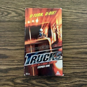 TRUCKS 1997 Horror Movie Trimark Home Video Stephen King VHS Tape PROMO - Picture 1 of 5