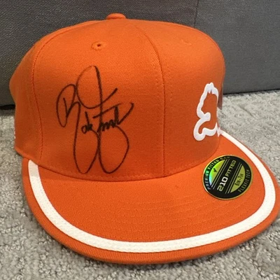 NEW* RICKIE FOWLER Signed Autographed Orange PUMA Golf HAT Cap PGA Tour LIV Golf - Image 1 of 4