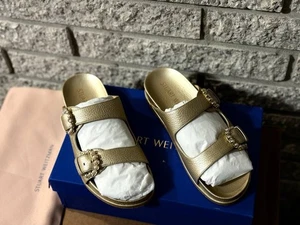 Sandalia Stuart Weitzman Piper Slide - Platino - Mujer 8.5 B - Imagen 1 de 6