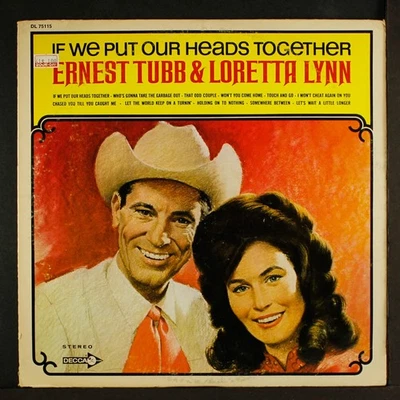 ERNEST TUBB & LORETTA LYNN: if we put our heads together DECCA 12" LP 33 RPM - Image 1 of 2