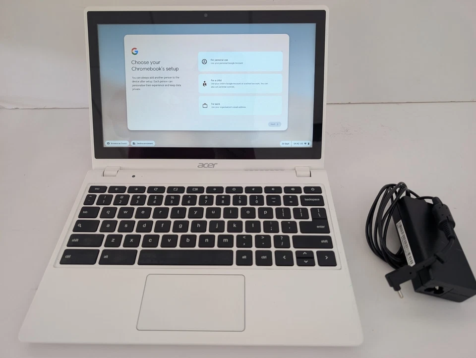 Acer Chromebook C720 ZHN 11.5" Touchscreen, ChromeOS Flex, Intel 1.4Ghz CPU, 4G - Image 1 of 4