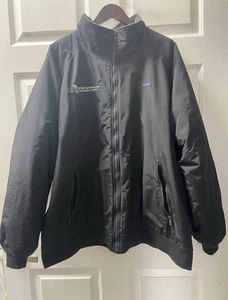 Chaqueta Lands End para hombre, negra 3X, Universidad de Maryland, abrigo de invierno - Imagen 1 de 7