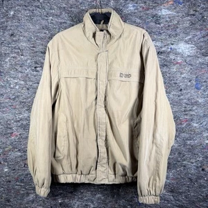 Vintage Chaps Ralph Lauren Jacke Herren Large Bomber gefüttert Golf Preppy Beige - Bild 1 von 15