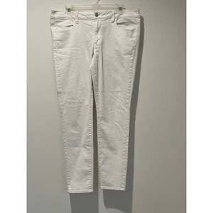 American Eagle Outfitters White Jegging Super Stretch Size 14 Regular - Picture 1 of 5