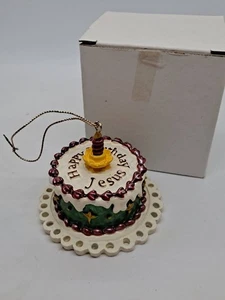 Happy Birthday Jesus Torte Weihnachtsschmuck aus Sierra Geschenke - Bild 1 von 6