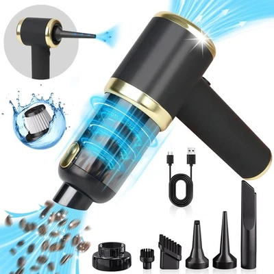 Rechargeable Wireless Vacuum Cleaner Car Handheld Vaccum Mini Power Suction USB - Image 1 of 4