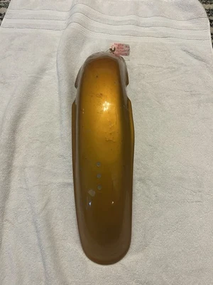 Guardabarros delantero Honda SL350 K0 NOS Candy Gold 61100-310-010CQ Foto 1 de 4