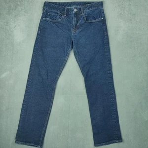 Bonobos Jeans Uomo 30x30 (30x29) Lavaggio Scuro Slim Fit Cotone Organico Elasticizzato Denim - Foto 1 di 14