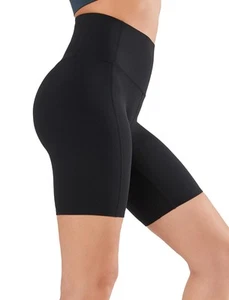 Yoga Biker Shorts for Women High Waist Tummy Control Workout Running Gym Tenn... - Picture 1 of 7