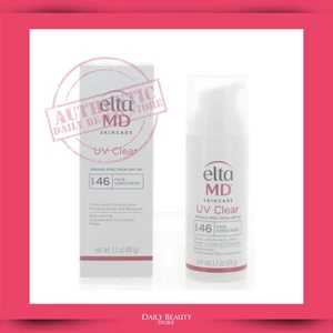 Elta MD UV Clear Broad Spectrum SPF 46 Facial Sunscreen 48g 1.7oz EXP 6/2027 NEW - Picture 1 of 8