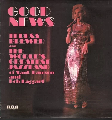 Teresa Brewer Good News LP vinyl UK Rca 1973 orange label issue compilation - Image 1 of 3