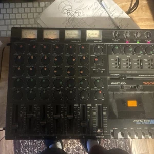 Tascam Porta Two Mini Studio 4-Track Cassette Tape Recorder For Repair - Picture 1 of 9