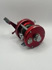 Vintage Abu Garcia Ambassadeur 5000 Red Bait Casting Fishing Reel 3 Screw Sweden