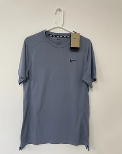 Nike Dri-Fit Camiseta Entrenamiento Sensación Suave Azul/Gris Talla Grande FN2979-493 - Imagen 1 de 13