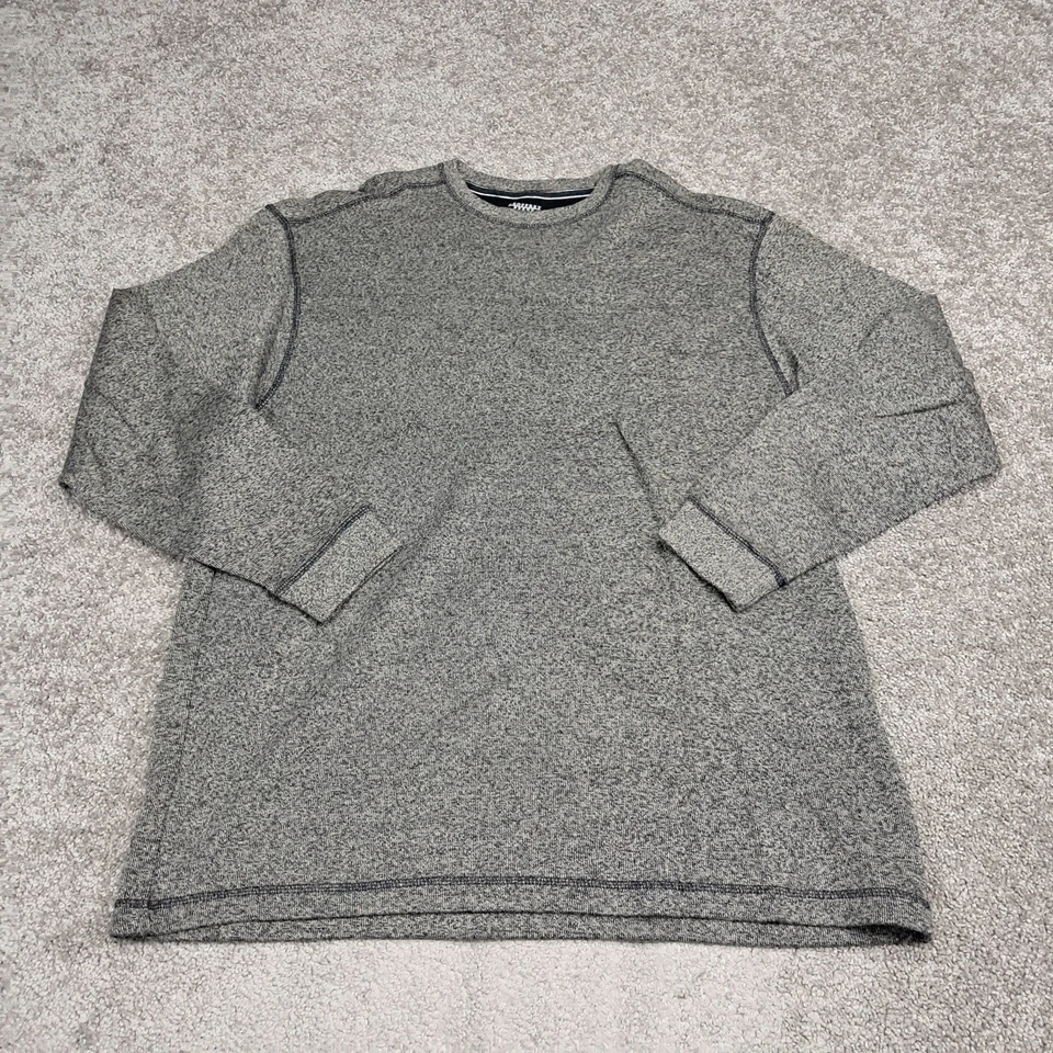 Мужской свитер Geoffrey Beene на молнии 1/4 100% хлопок серый 2X-Large - Изображение 1 из 4