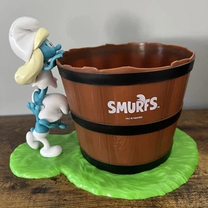 Schlümpfe 2025 Film Promo Eimer Pflanzgefäß Schlumpfine Figur Paramount Pictures - Bild 1 von 4