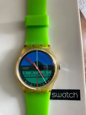 🚢SWATCH Nautilus ⚓️GK102 1986 [новый ремень]🛳️ 34 мм 🇺🇸 новые пользовательские ремешки🚢🇺 - Изображение 1 из 4