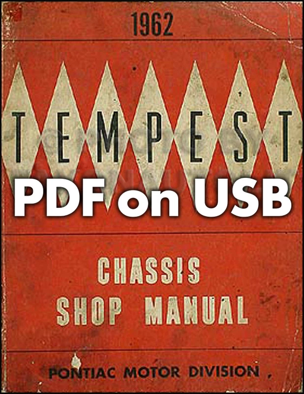 1962 Pontiac USB Tienda Manual Más Cuerpo AC Servicio Bonneville Grand Prix - Imagen 1 de 4