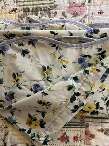 Vintage Laura Ashley Polyanthus Floral Full Sz Flat Sheet EUC - Picture 1 of 10