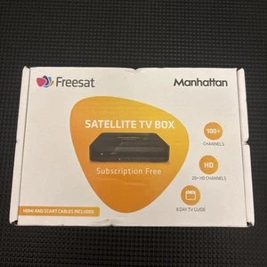 Manhattan SX Freesat HD Box - Schwarz/ Brandneu - Bild 1 von 5