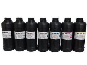 7x500ml ND® Premium LED UV Curable inkjet inks for DX5 DX7 printhead printer - Picture 1 of 1