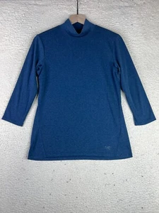 Arc'teryx Lumin Mock Neck Top Women's Small Blue 3/4 Sleeve Base Layer - Picture 1 of 10
