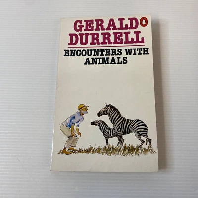 Gerald Durrell Encounters With Animals 1963 Vintage Penguin Paperback Book VGC - Image 1 of 4