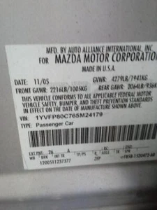 Alternator MAZDA 6 06 07 08 09 10 11 12 13 - Picture 1 of 2