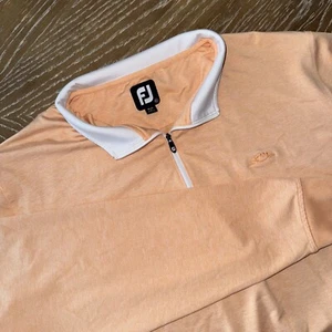 Footjoy Jacke XL APRICOT Viertelreißverschluss Pullover Golf Performance leicht gebraucht, in einwandfreiem Zustand - Bild 1 von 8