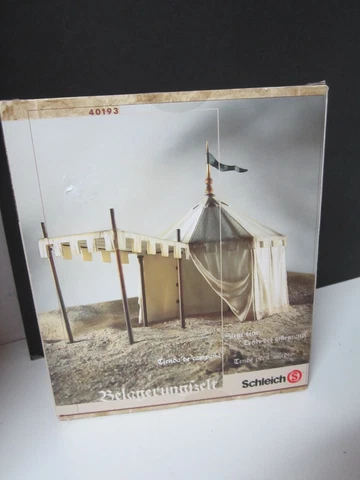 Schleich 40193 Medieval Knights Siege Tent - Retired - New In Box Cover