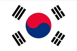 SOUTH KOREAN COUNTRY FLAG, STICKER, DECAL, vinyl Country flag of South Korea - Bild 1 von 2