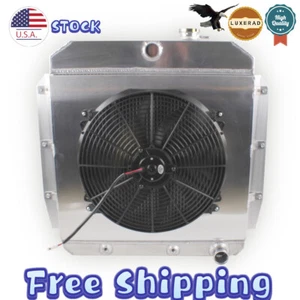 3-Row Radiator Fan For 1955-1959 Chevrolet C/K Series/Suburban w/3.8L L6/6.1L V8 - Picture 1 of 8