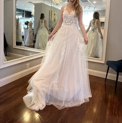 Vestido de noiva branco um - Imagem 1 de 4