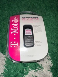 Nokia 1208 - Black (T-Mobile) Cellular Phone RARE SEALED - Picture 1 of 2