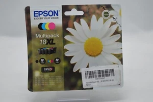 PACK Cartouche d'encre originale EPSON 18 XL noir couleur tricolor NEUF - Photo 1/3