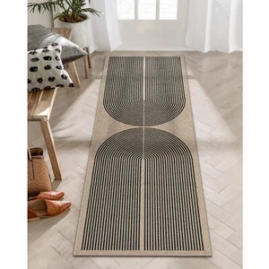 Lahome Modern Rainbow Easy Jute Outdoor Runner Rug, 2x6 Runners for Hallways ... - Picture 1 of 6