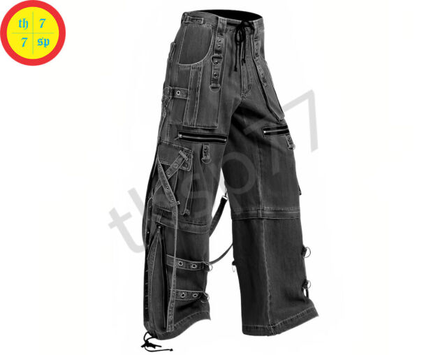 Men's Punk Cargo Pants With Chains – Punk Design