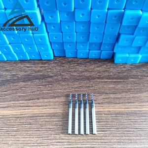 5x 4Flute 1/16" x 1/8" x 1/4" x 1-1/2" CARBIDE End Mills Carbide TiALN - U.S.A - Picture 1 of 11