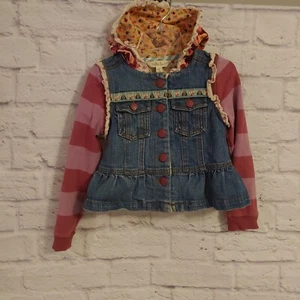 Size 4 Matilda Jane Denim Once Upon A Time Labyrinth Jacket - Picture 1 of 6