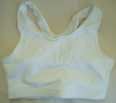 Sujetador deportivo Cool Max Lycra/Supplex para mujer blanco talla C/D Foto 1 de 4