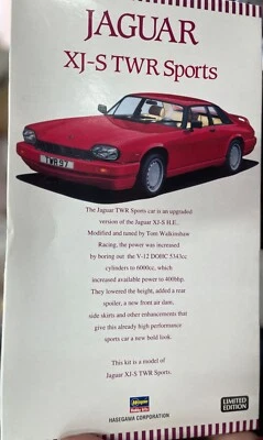 Hasegawa 20339 Jaguar XJ-S TWR Modelo Deportivo KIT 1/24 McM Niob Foto 1 de 2