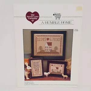 A Humble Home Cross Stitch Leaflet Diane Kramer Sampler The Need'l Love Company - Picture 1 of 5