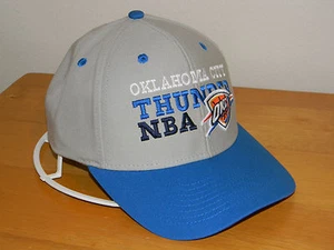 CAP BRAND NEW UNUSED OKLAHOMA CITY THUNDER NBA HIGH QUALITY EMBROIDERED LOGO CAP - Picture 1 of 3