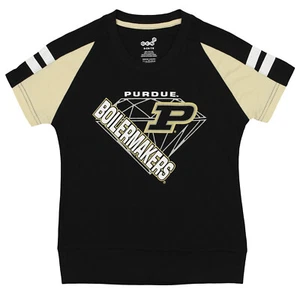 Gen2 NCAA Youth Girl's Purdue Boilermakers Bejeweled Banded Bottom Tee - Picture 1 of 6