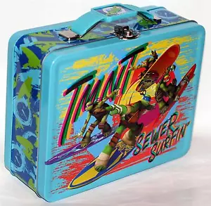 TEENAGE MUTANT NINJA TURTLES TMNT Blechtasche ARBEIT HOBBY WERKZEUG SNACK BROTDOSE B Neu - Bild 1 von 1