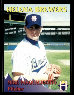 Mike Pasqulicchio 1995 Helena Brewers Team Set - Image 1 of 2