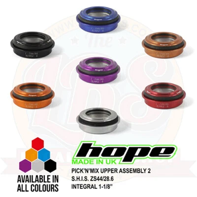 Hope Pick'n'Mix Headset Upper Assembly 2 S.H.I.S. ZS44/28.6 1-1/8" Integral New - Image 1 of 2