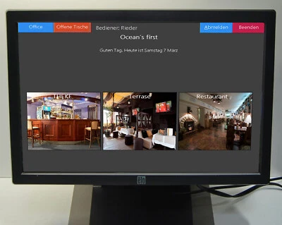 19" ELO USB-Touchscreen Monitor ELO ET1900L Intelli Touch 16:9  1440 x 900 TOP - Bild 1 von 4