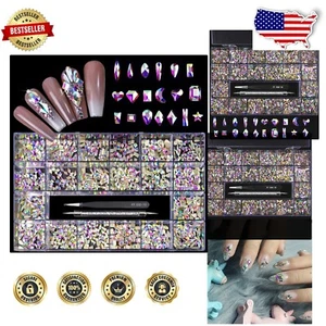 20 Unique Styles of 1000 Special-Shaped Diamond Rhinestones for Creative Arts - Picture 1 of 9