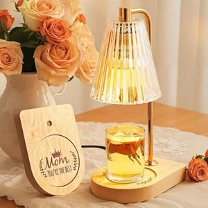 Kerzenwärmer Lampe, Glaslampe Kerzenwärmer mit Timer, Frauentag beste Geschenke - Bild 1 von 9